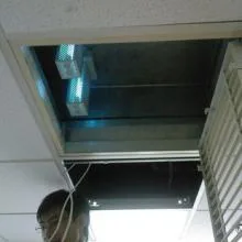 回风口式纳米光子空气净化装置安装现场实拍