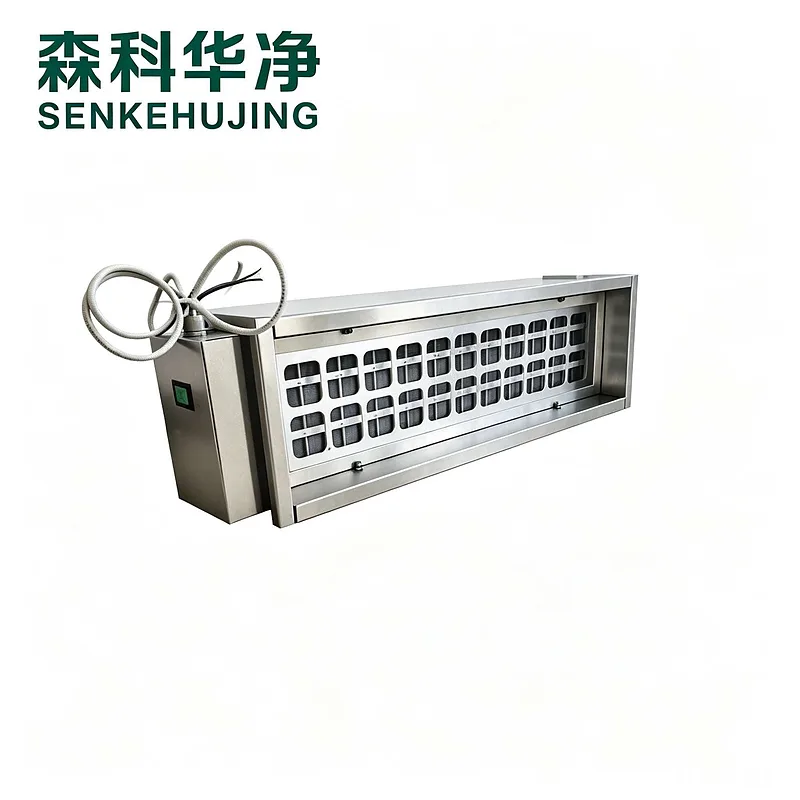 回风箱式驻电极空气净化装置（DX 系列 · 驻电极）不锈钢整机外观